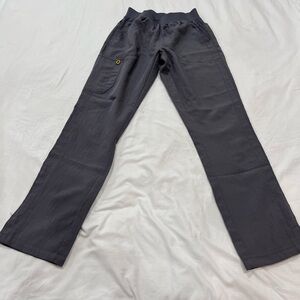 Spread Good Cheer! Grey Scrub Pants Size S